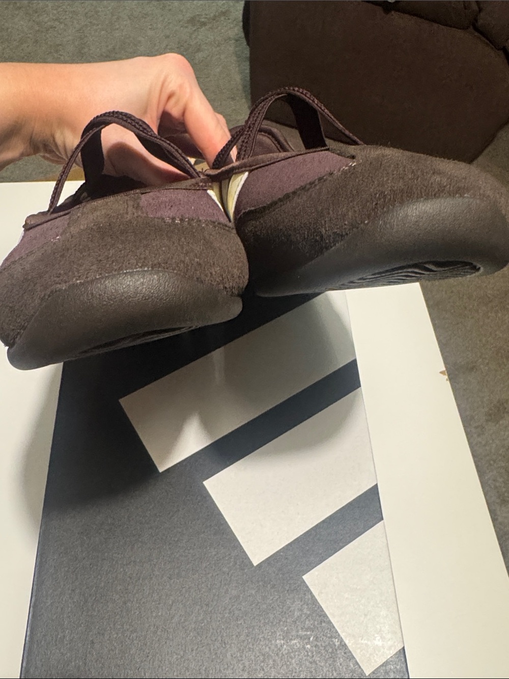 Brown Adidas Barreda Mary Jane shoes - Picture 4 of 8